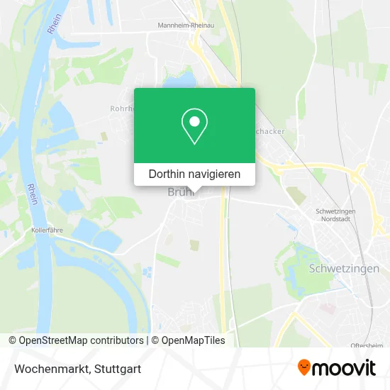 Wochenmarkt Karte