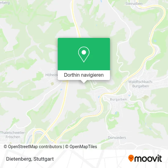 Dietenberg Karte