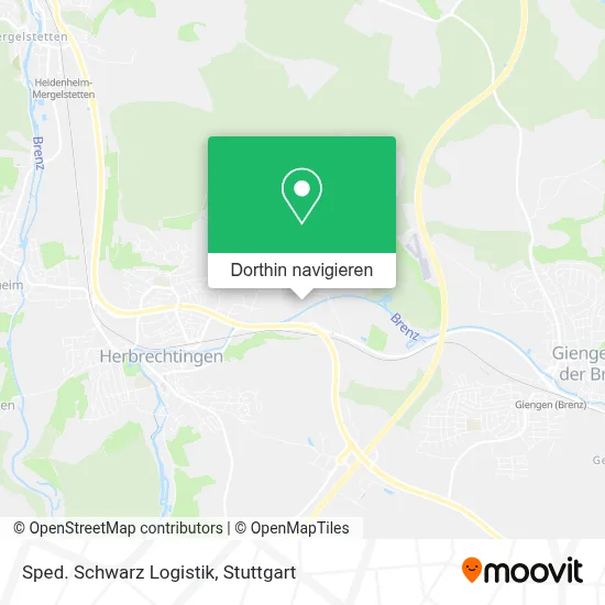 Sped. Schwarz Logistik Karte