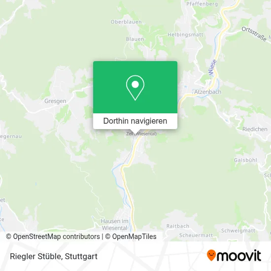 Riegler Stüble Karte