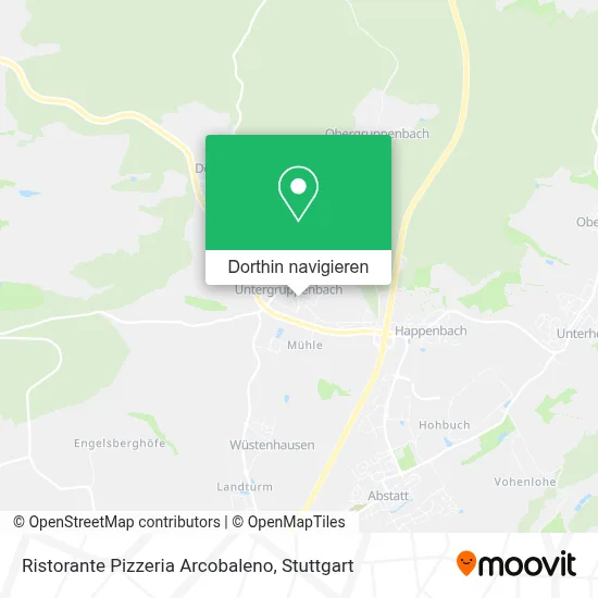 Ristorante Pizzeria Arcobaleno Karte