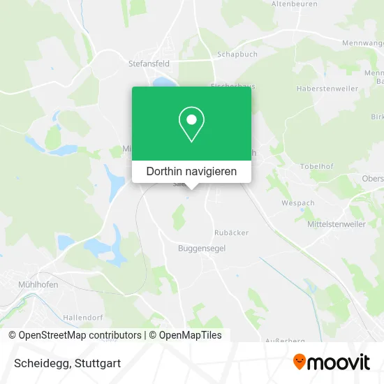Scheidegg Karte