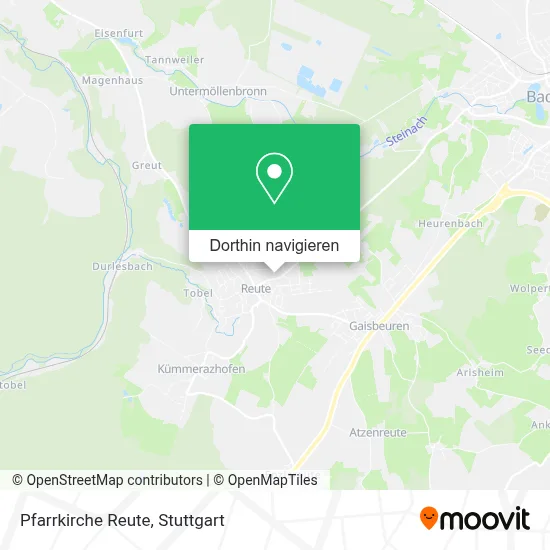 Pfarrkirche Reute Karte
