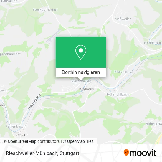 Rieschweiler-Mühlbach Karte