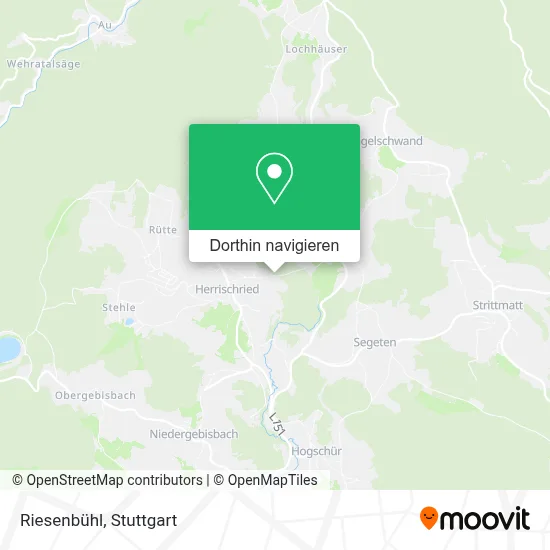 Riesenbühl Karte