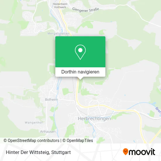 Hinter Der Wittsteig Karte