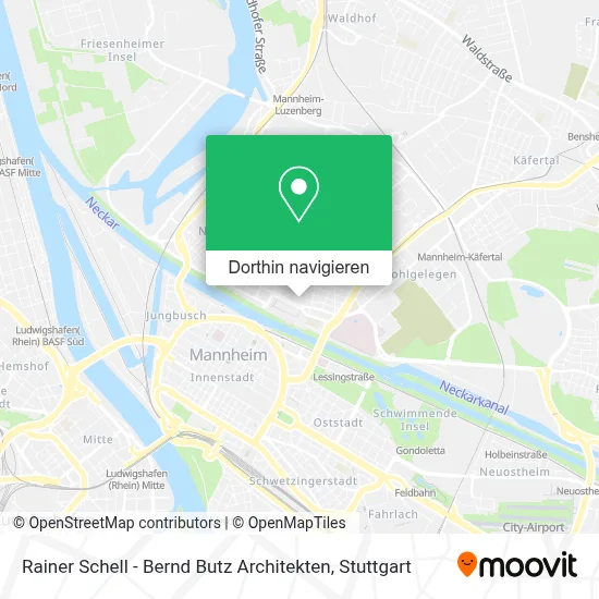 Rainer Schell - Bernd Butz Architekten Karte