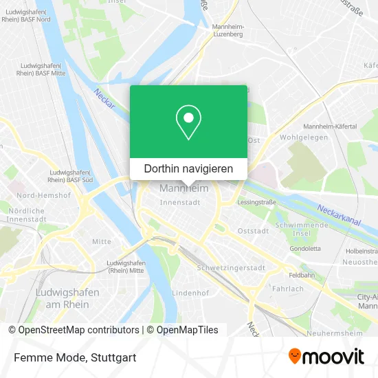 Femme Mode Karte