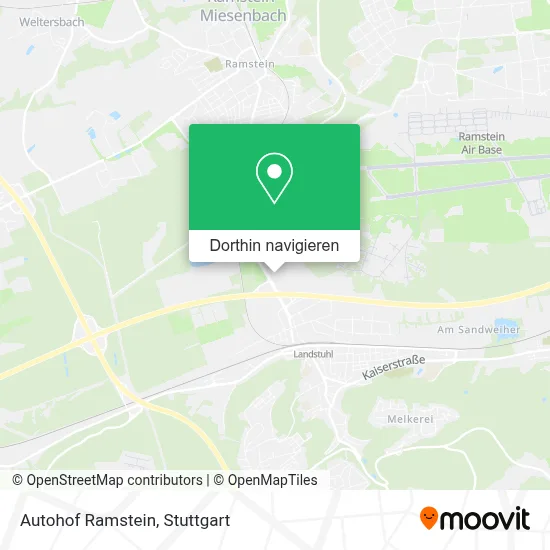 Autohof Ramstein Karte