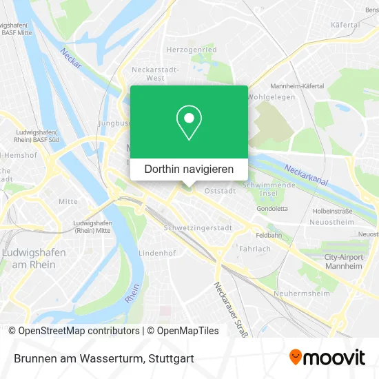 Brunnen am Wasserturm Karte