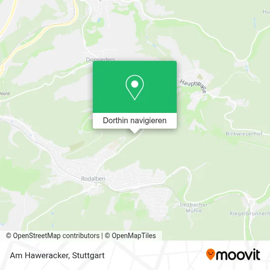 Am Haweracker Karte