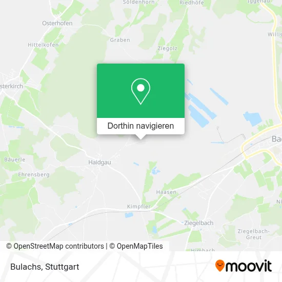 Bulachs Karte