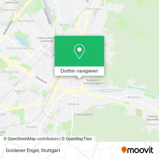 Goldener Engel Karte