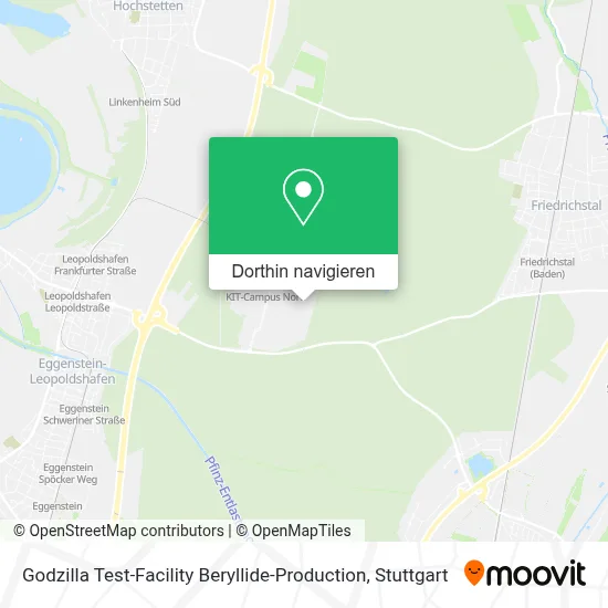 Godzilla Test-Facility Beryllide-Production Karte