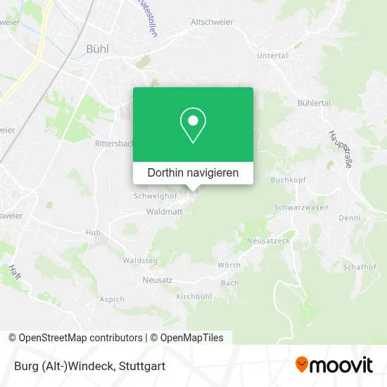 Burg (Alt-)Windeck Karte