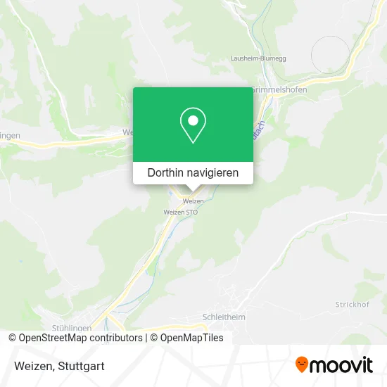 Weizen Karte
