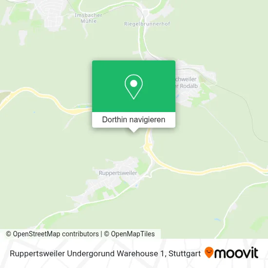 Ruppertsweiler Undergorund Warehouse 1 Karte