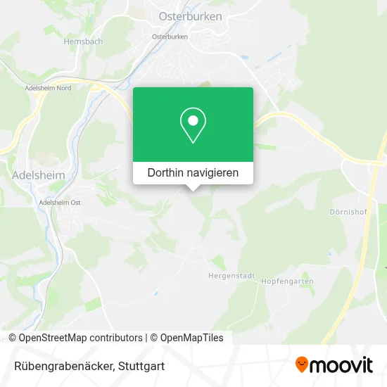 Rübengrabenäcker Karte