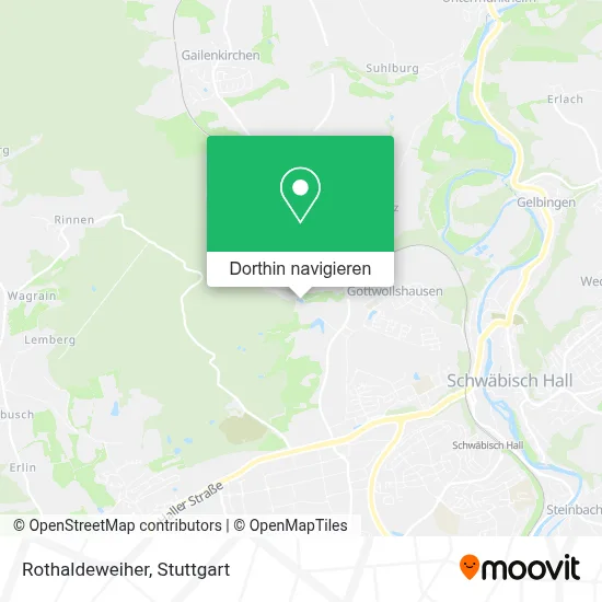 Rothaldeweiher Karte
