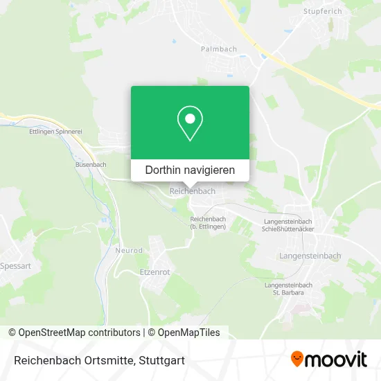 Reichenbach Ortsmitte Karte