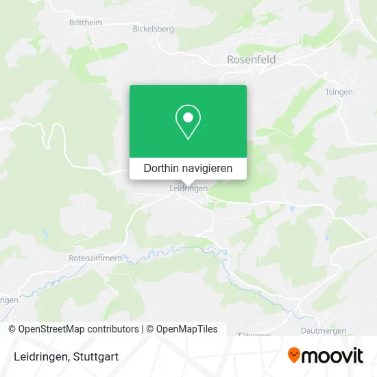 Leidringen Karte