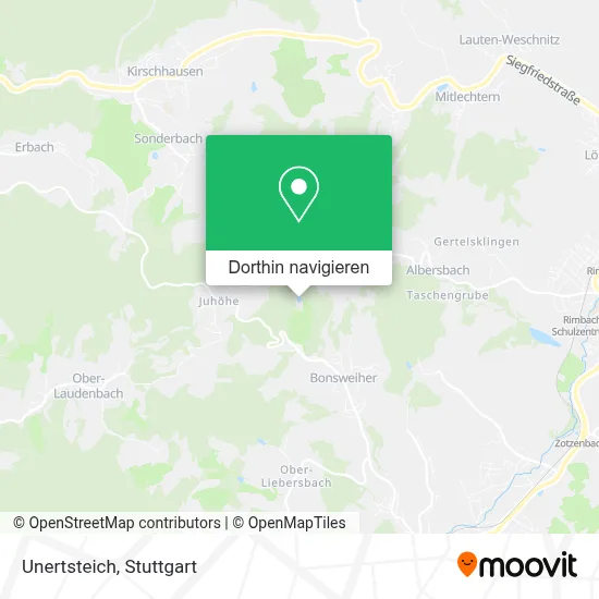 Unertsteich Karte