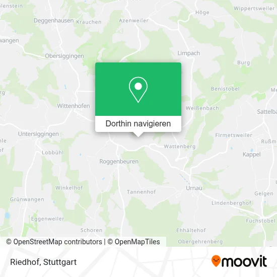 Riedhof Karte