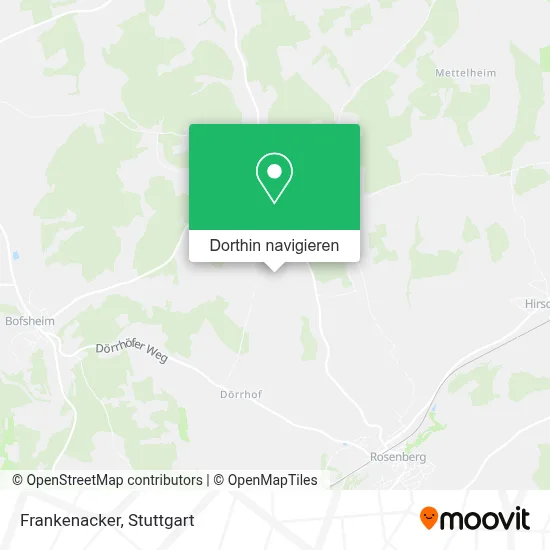 Frankenacker Karte