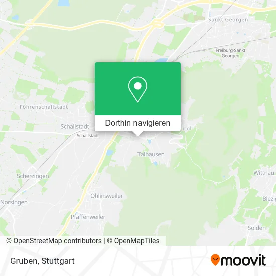 Gruben Karte