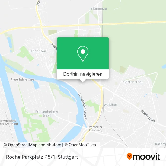 Roche Parkplatz P5/1 Karte