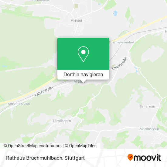 Rathaus Bruchmühlbach Karte