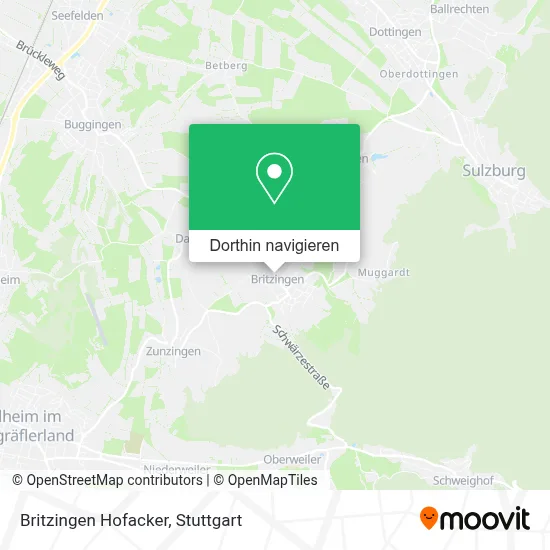 Britzingen Hofacker Karte