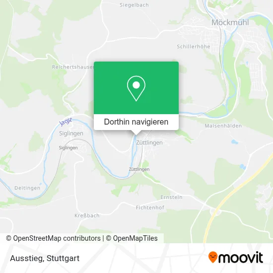 Ausstieg Karte
