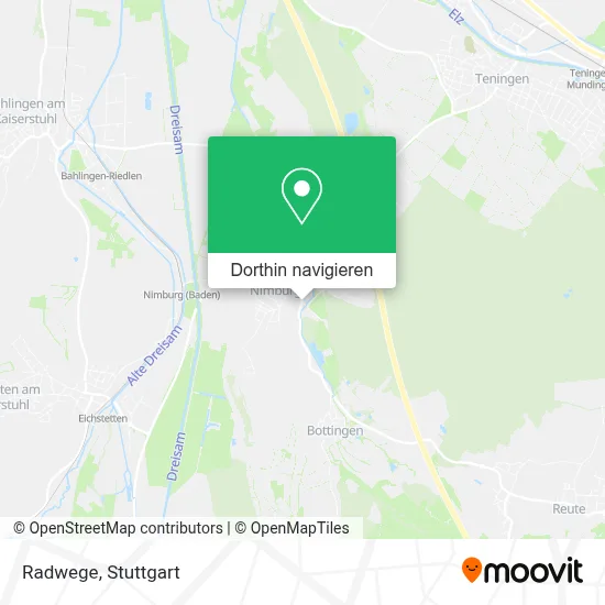 Radwege Karte