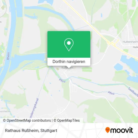 Rathaus Rußheim Karte