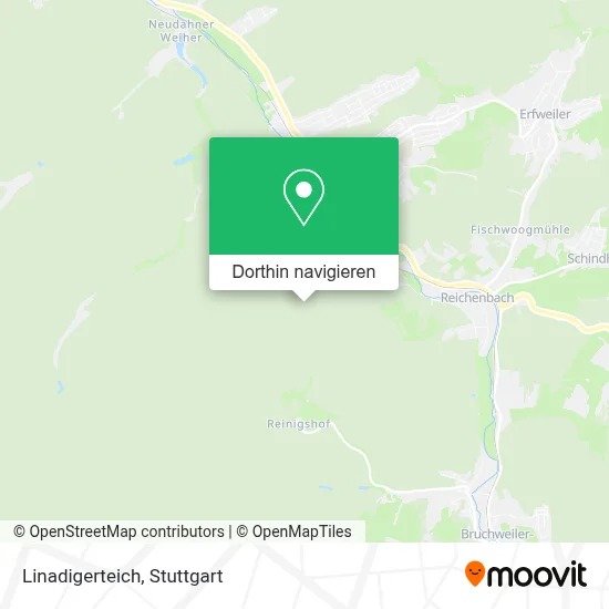 Linadigerteich Karte