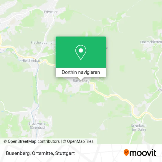 Busenberg, Ortsmitte Karte