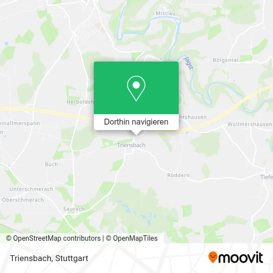 Triensbach Karte