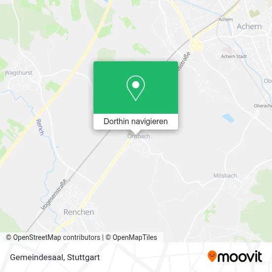 Gemeindesaal Karte
