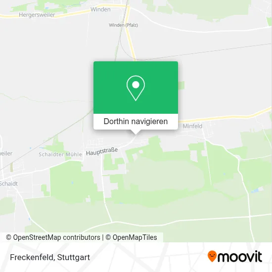 Freckenfeld Karte