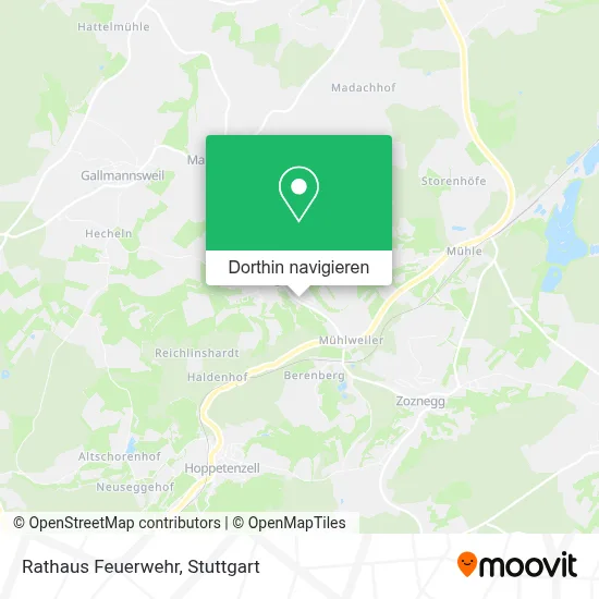 Rathaus Feuerwehr Karte