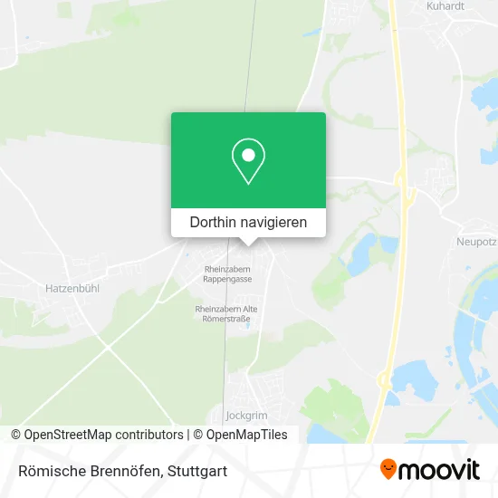 Römische Brennöfen Karte