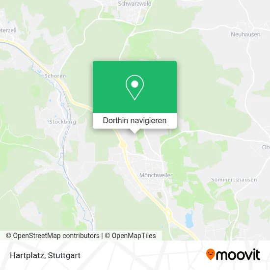 Hartplatz Karte