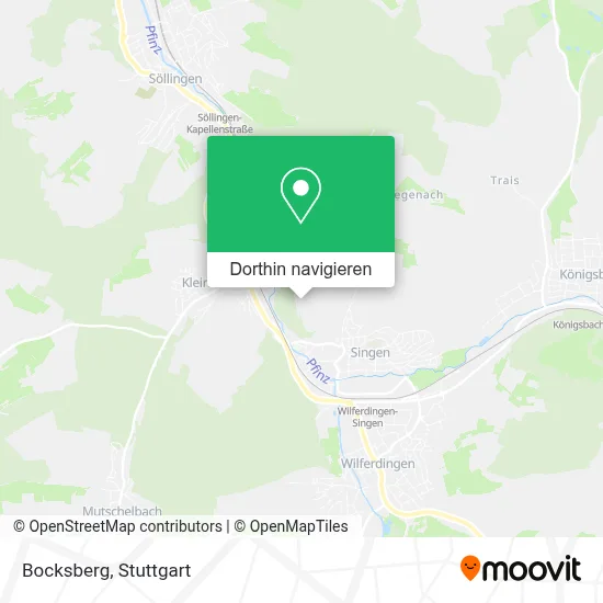 Bocksberg Karte