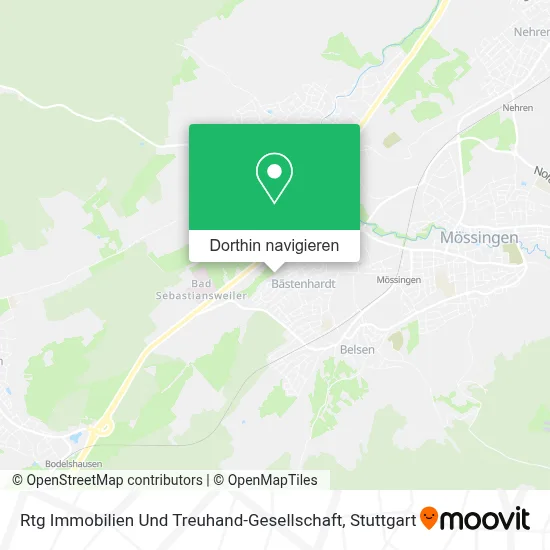 Rtg Immobilien Und Treuhand-Gesellschaft Karte