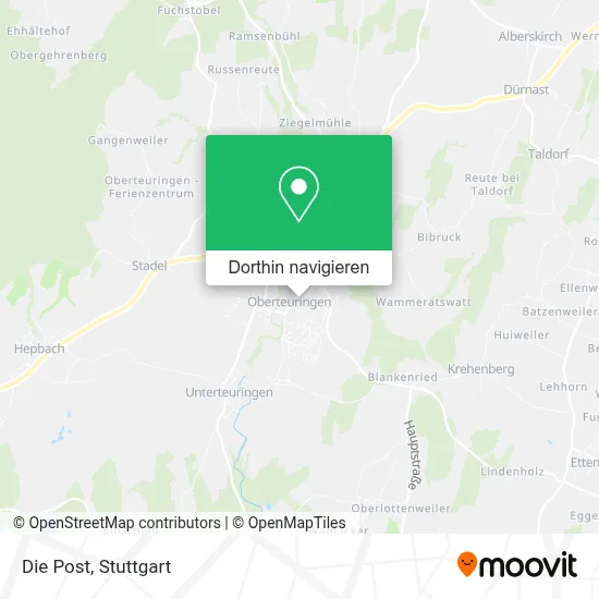 Die Post Karte