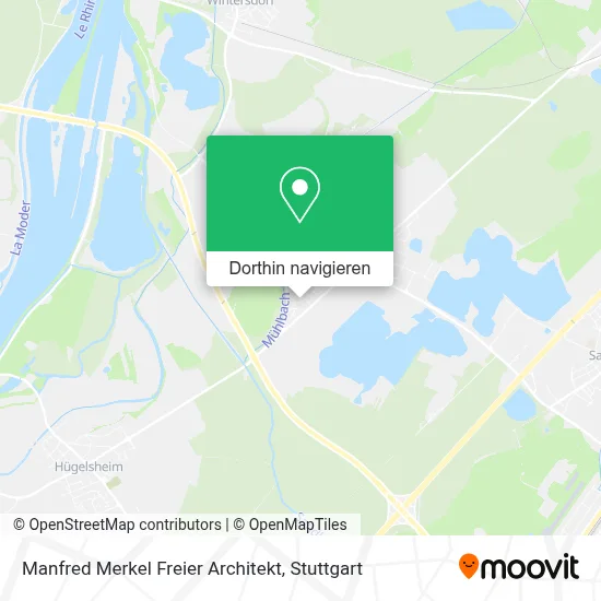 Manfred Merkel Freier Architekt Karte