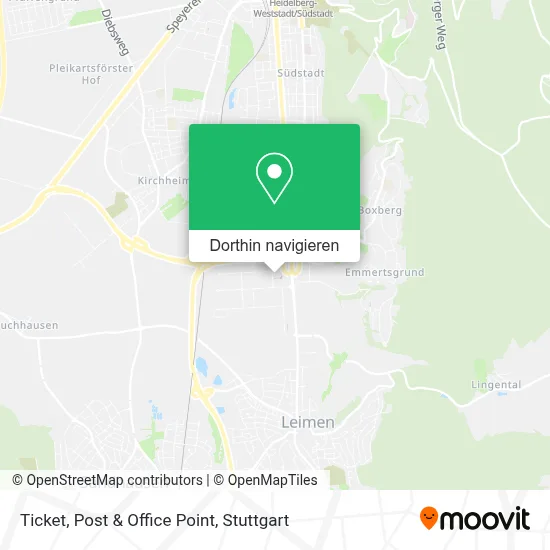Ticket, Post & Office Point Karte