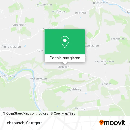 Lohebusch Karte