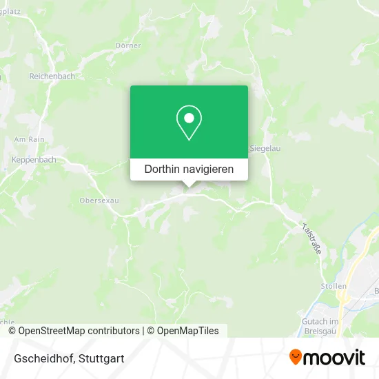 Gscheidhof Karte
